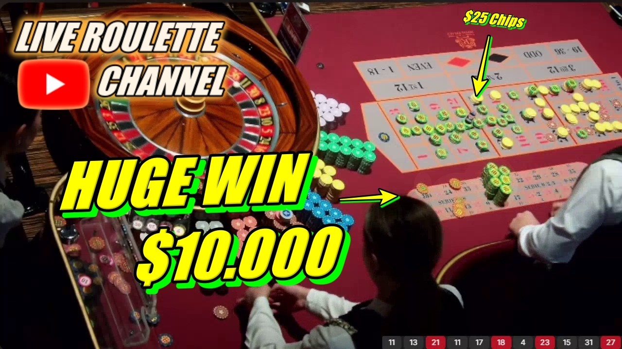 🔴LIVE ROULETTE | 🚨 HUGE WIN 💲10.000 In Las Vegas Casino 🎰 $25 Chips Inside Session ✅ 2026-09-10