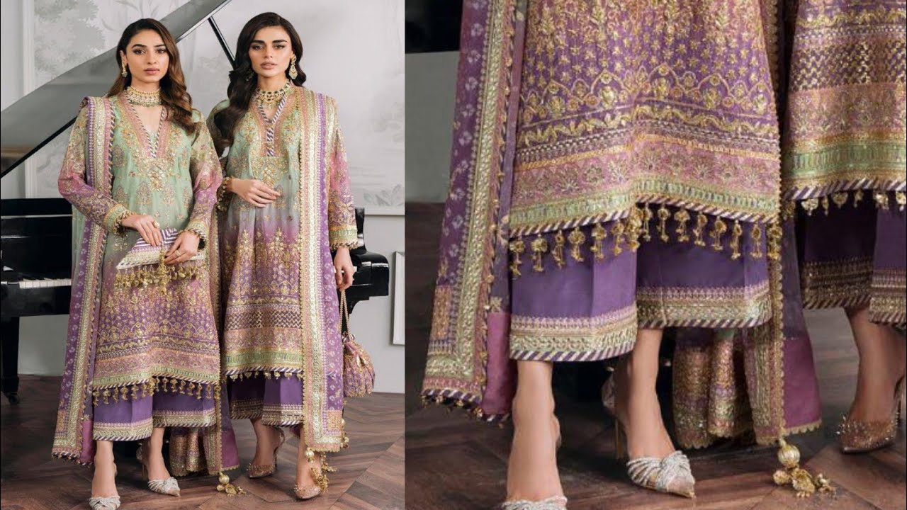 BAROQUE CHANTELL EEMBROIDERED CHIFFON COLLECTION 2024 IN PAKISTION💯