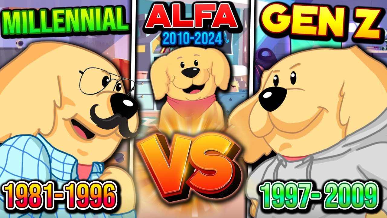 &iquest;Cu&aacute;l GENERACION es la MEJOR? | Millennials vs Z vs ALFA 🤔