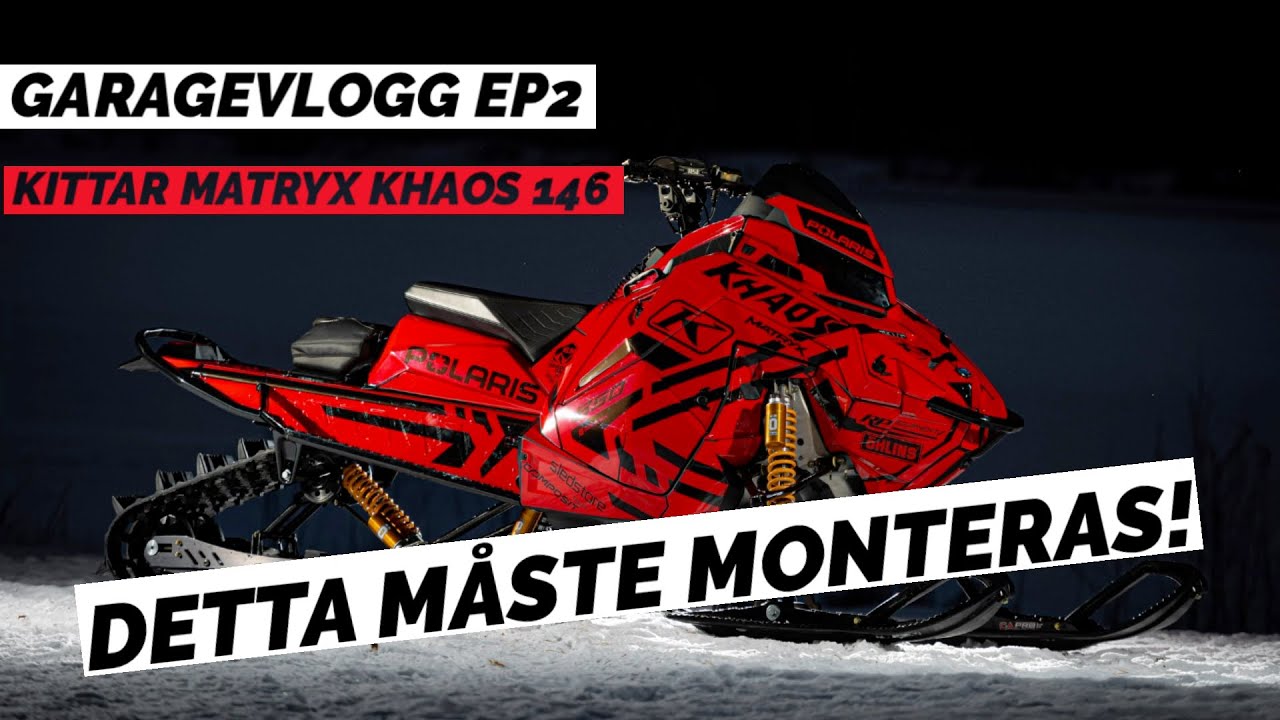 GARAGEVLOGG | Bygger hoppskoter🤩 | MATRYX KHAOS 146 mod |