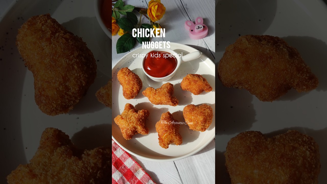 Crispy Chicken Nuggets Recipe 👆💫😍 #shorts #ytshorts #youtubeshorts #chickennuggets
