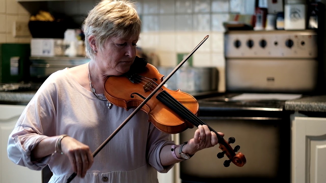 Eileen O'Brien in the kitchen at the Feakle Festival