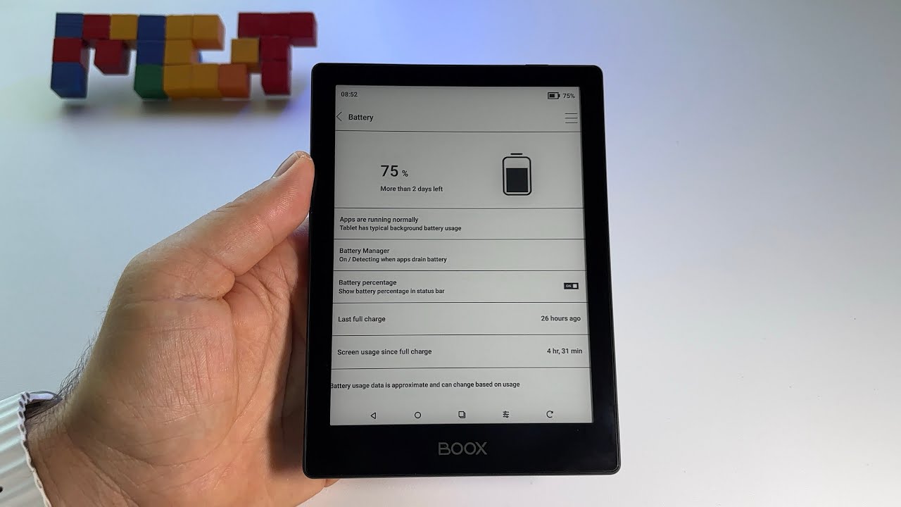 Время работы аккумулятора электронной книги Boox Go 6 | по сравнению с аккумулятором Kindle | ско...