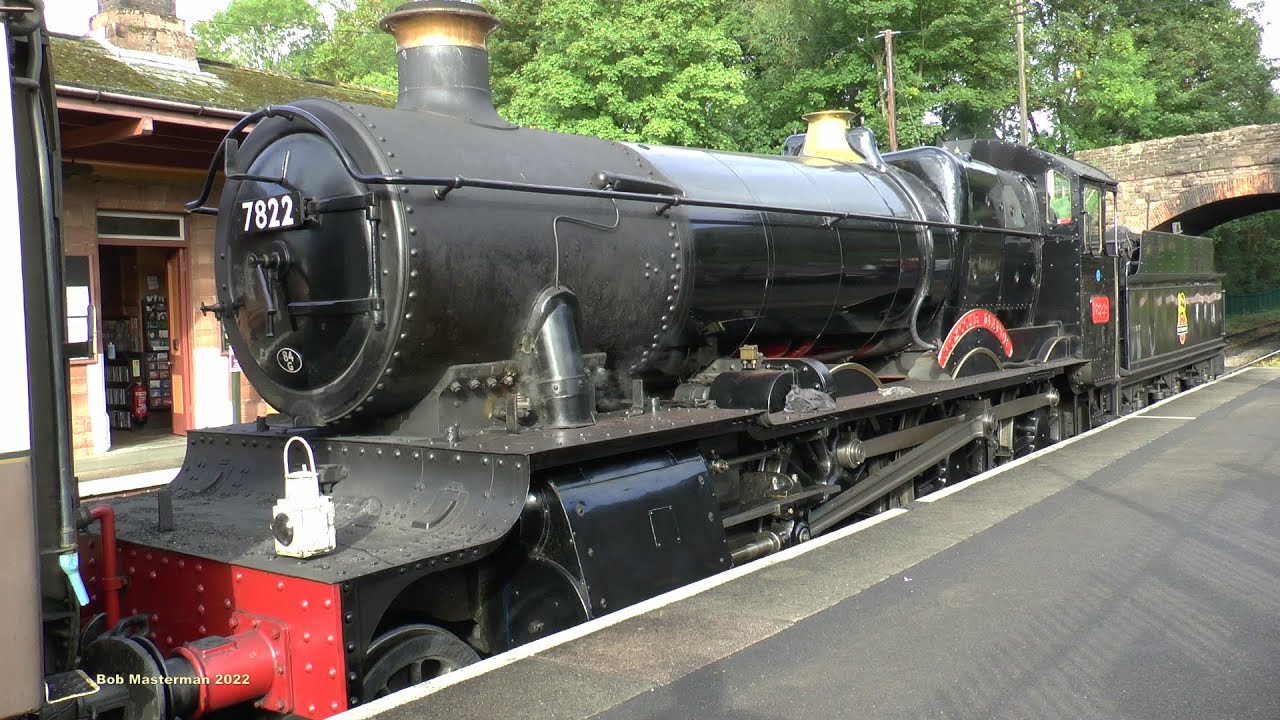 On board footage behind 7822 Foxcote Manor West Somerset Railway  01 10 2022