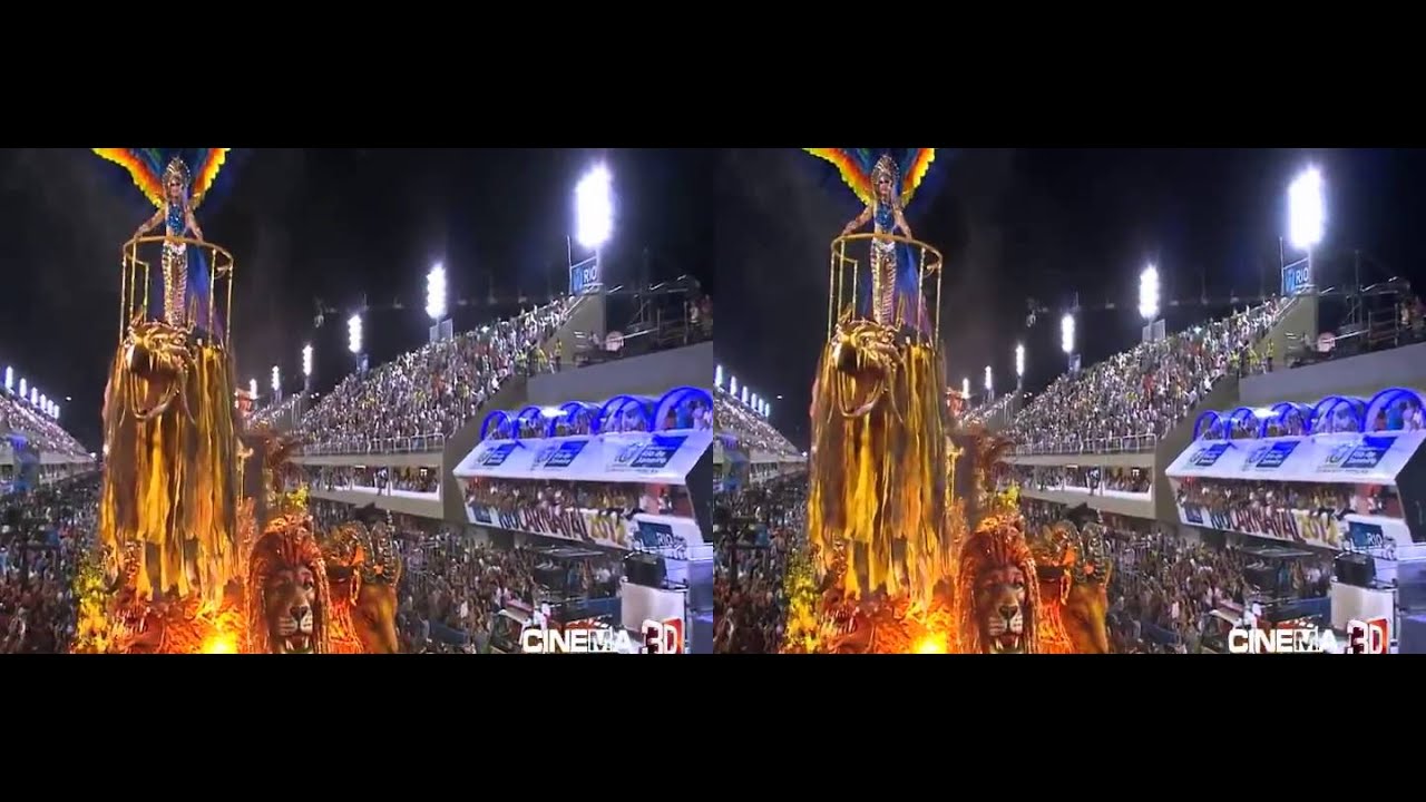 LG 3D Demo   Carnaval   Rio 2012   3D Side by Side SBS