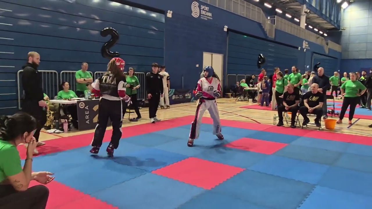 Tallaght international kickboxing 2026 Cassie Bradley V Anna White Junior -60kg final win