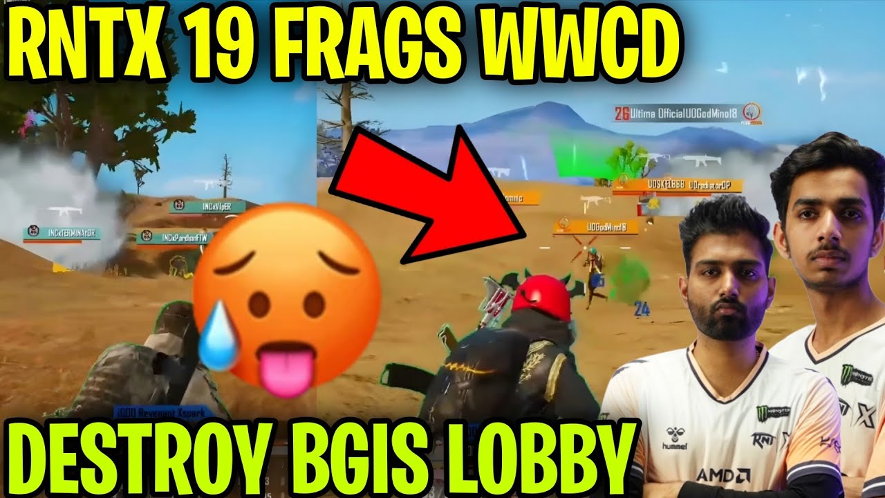 RNTX Destroy BGIS LOBBY 🥵 PAIN-PUNK Duo WWCD 🔥