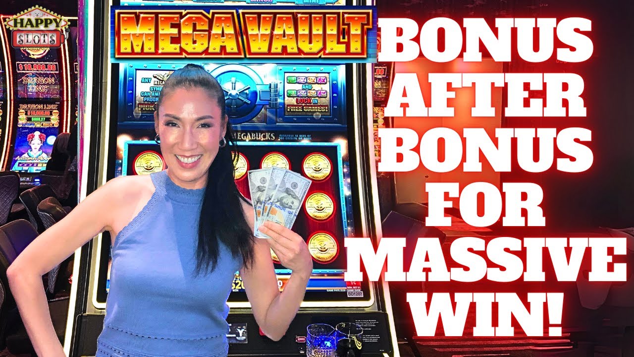 MASSIVE WIN on MegaBucks Mega Vault MAX BET! Lost count of BONUSES we got SO MANY!