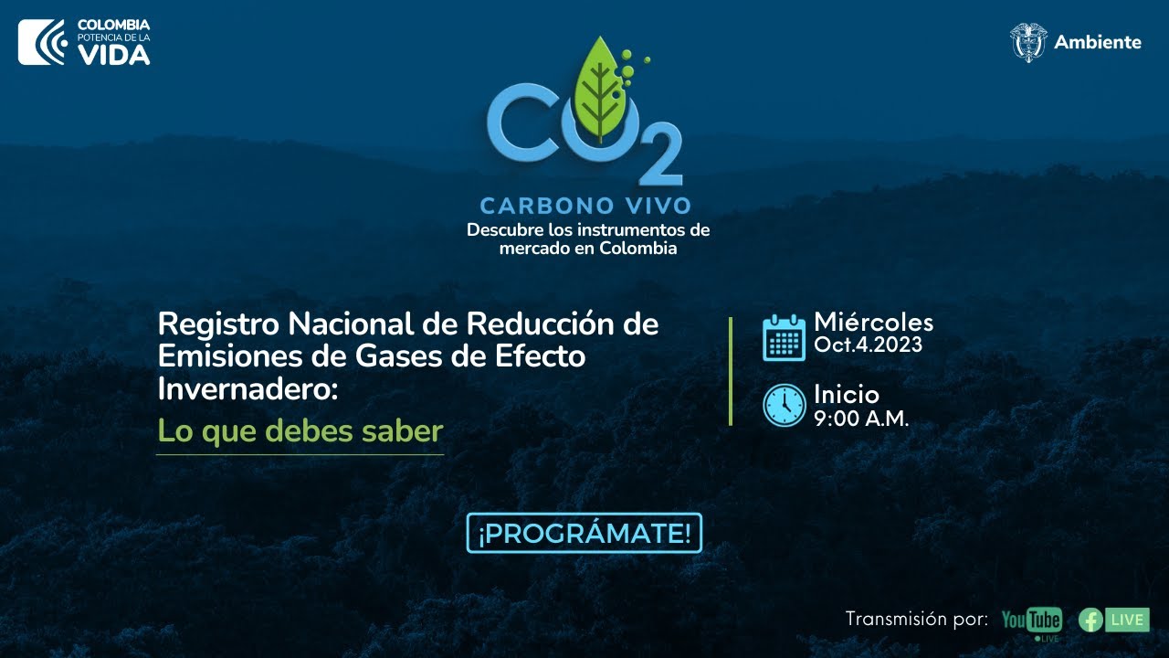 RENARE | 🔵CARBONO VIVO: Descubre los instrumentos de mercado en Colombia