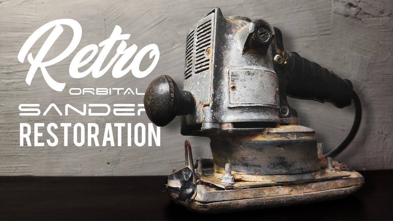 Retro Orbital Sander | Restoration | Handle Repair | 4K