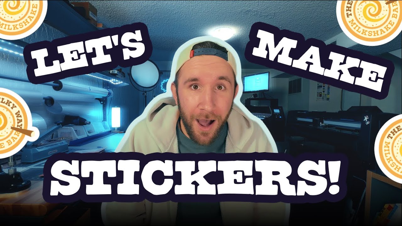 LET'S MAKE STICKERS + How We Make Custom Stickers for THOUSANDS of Businesses