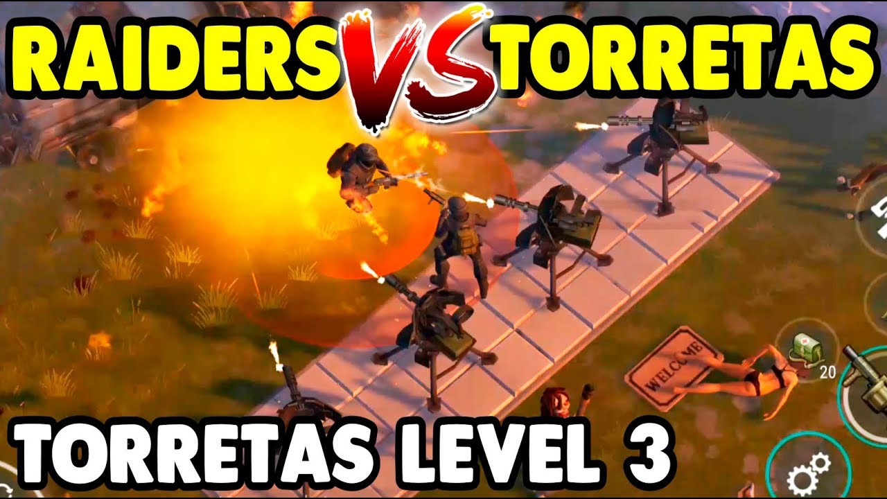 Coloquei Todas as Torretas Level 3 e Matei os Raiders - Last Day On Earth