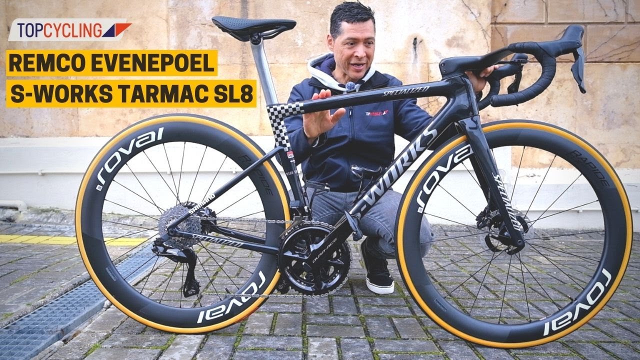 A Specialized Tarmac S-Works SL8 de Remco Evenepoel