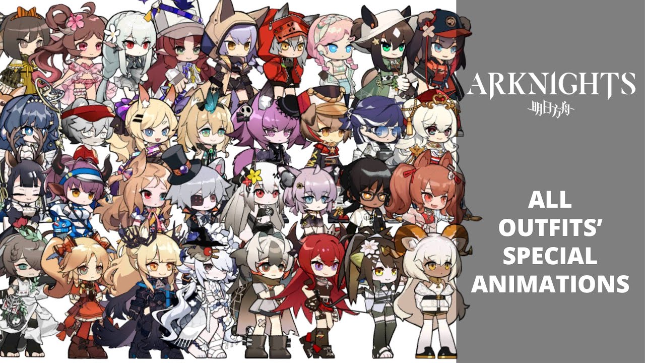 Arknights: All Outfits' Special Animations (Up to Nov 2021)