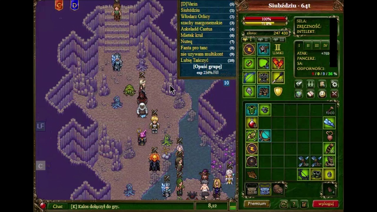 [AETHER] Margonem ustawka na Agarze(kilka walk) + Reakcja na lege po odbiciu