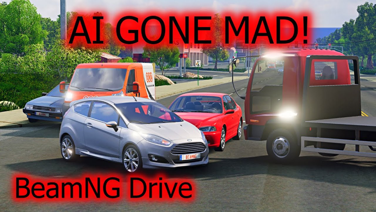 When BeamNG Traffic Becomes PURE MADNESS!