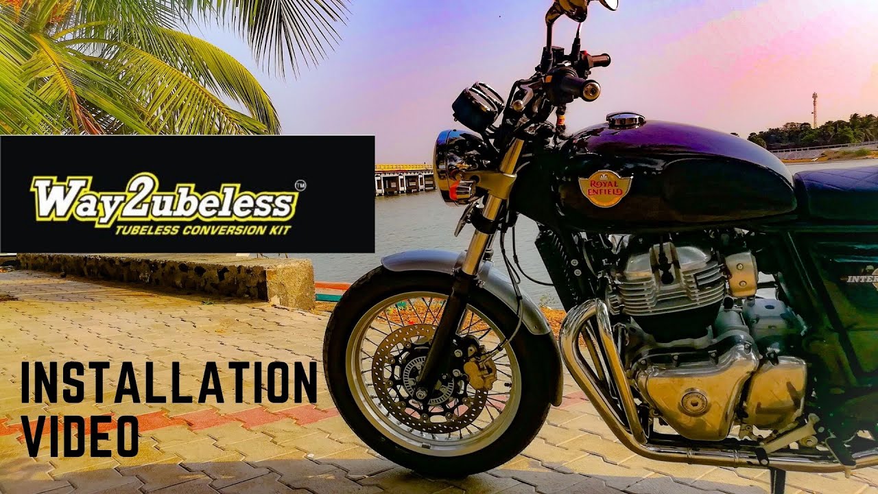 Way2ubeless Tubeless Conversion Kit | Way2Speed | Installation | Royal Enfield Interceptor 650