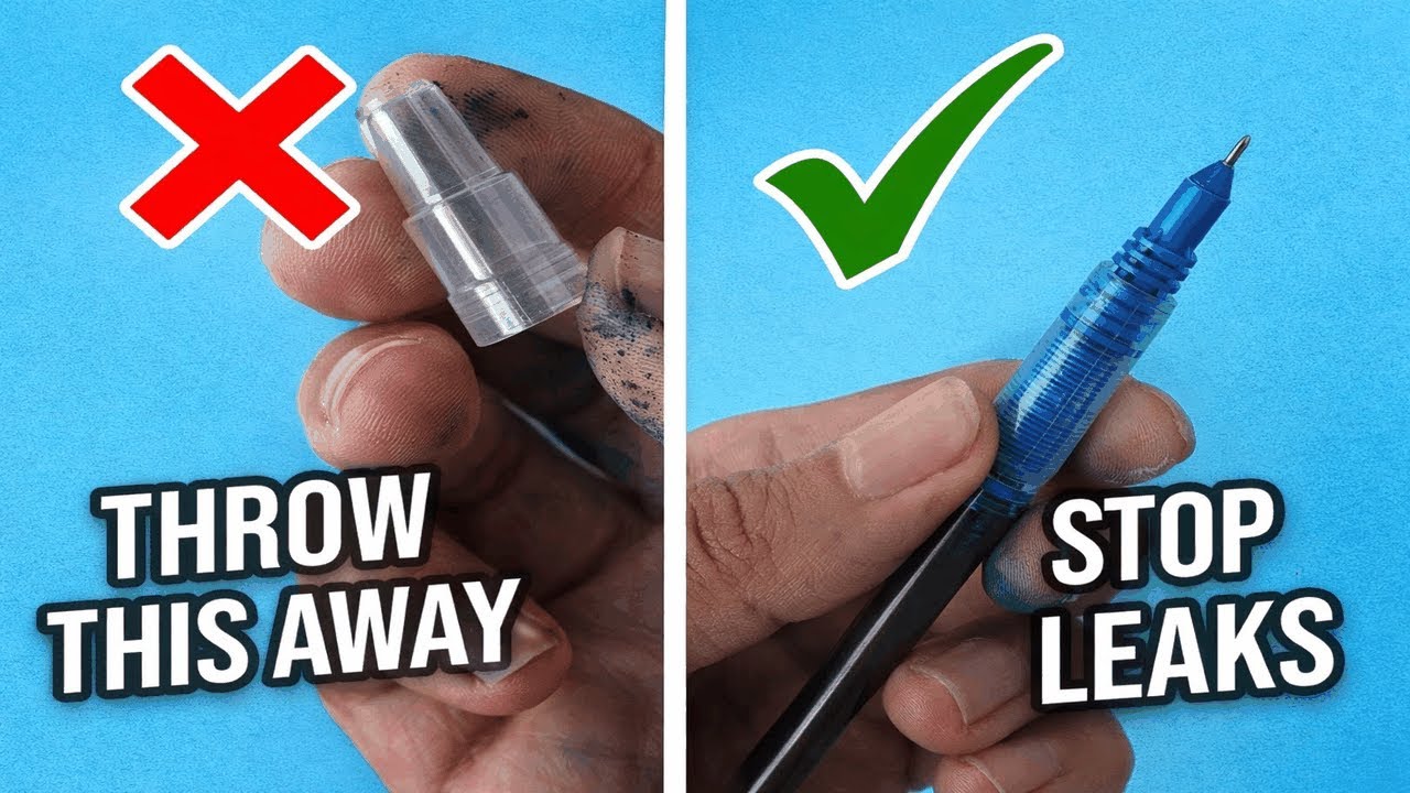 How to Fix Leaking Maxtron / Trimax Pen & Refill It (Permanent Solution)