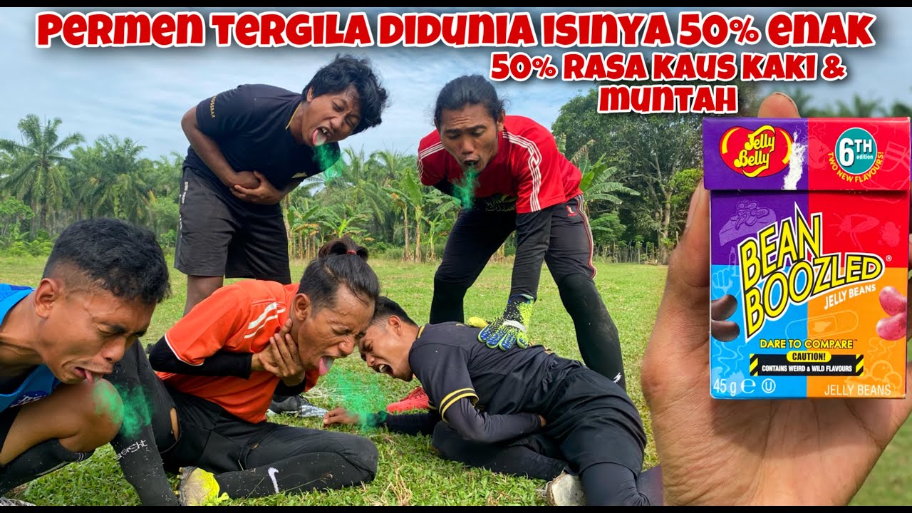 SEPAKBOLA vs PERMEN ANEH RASA KAUS KAKI, TELUR BUSUK & MUNTAH4N ORANG