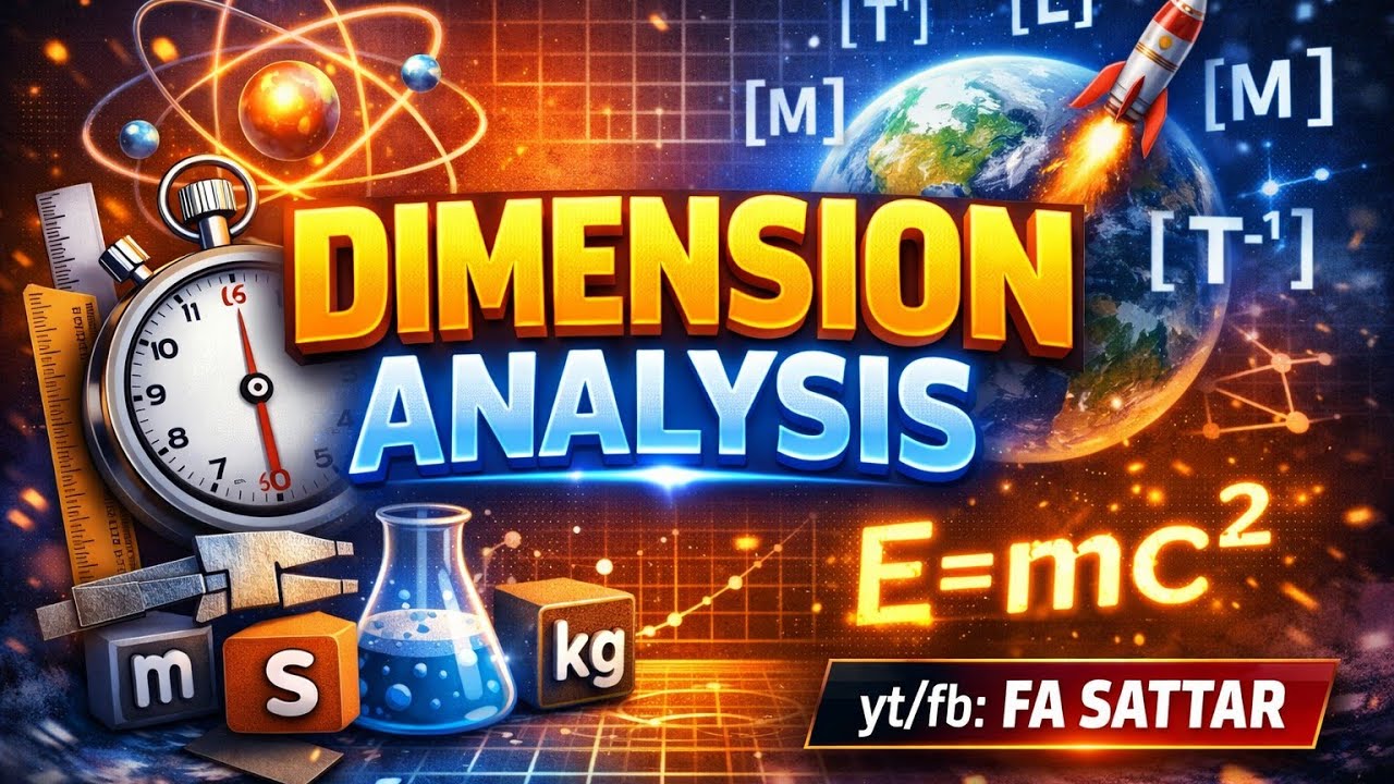FSC Physics Book-1 Ch#01 Dimensions Analysis