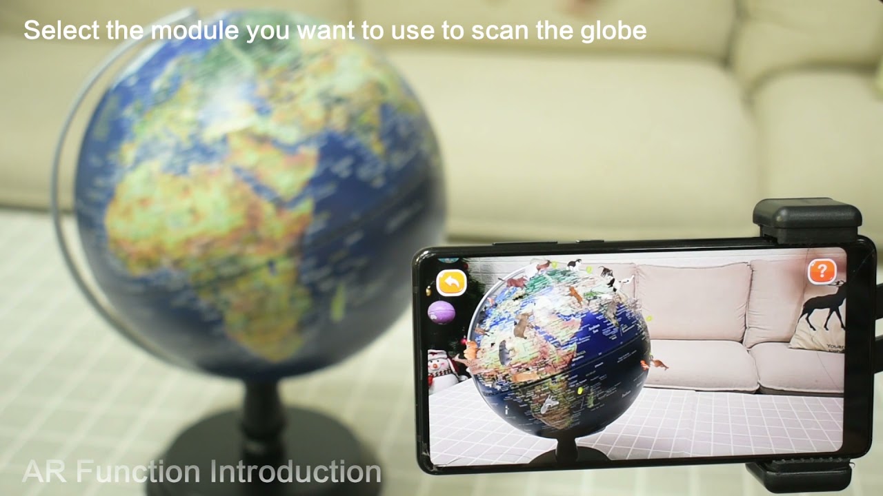 FUN GLOBE Education Geographic Interactive Earth Globes for Kids & Adults