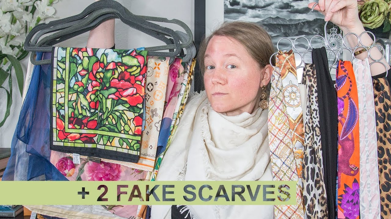 Luxury Scarf COLLECTION || Louis Vuitton, Hermes, Gucci, Dior, Ferragamo, Tiffany || Autumn Beckman