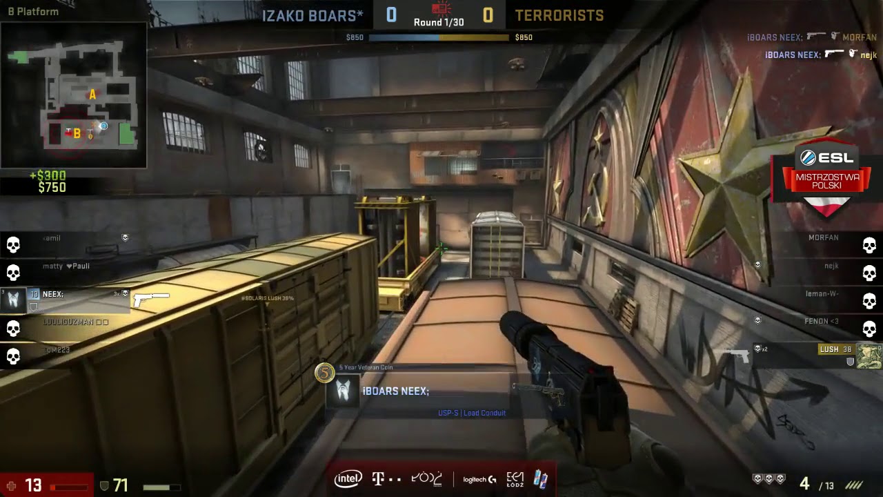GOD NEEX CLUTCH USP 1V4! IZAKO BOARS VS SOLARIS