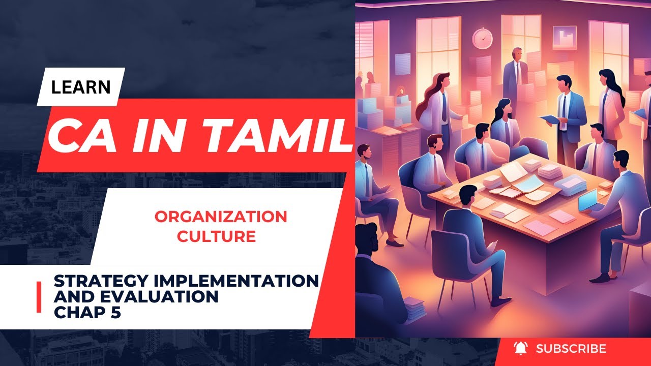 Chapter 5: Organization Culture (CA Inter Strategic Management)