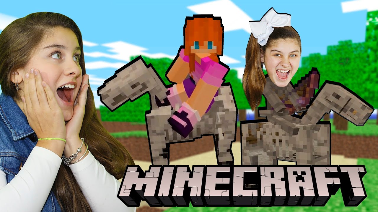 CAVALO ESQUELETO RARO DO MINECRAFT | Cavalo Esqueleto da Mileninha