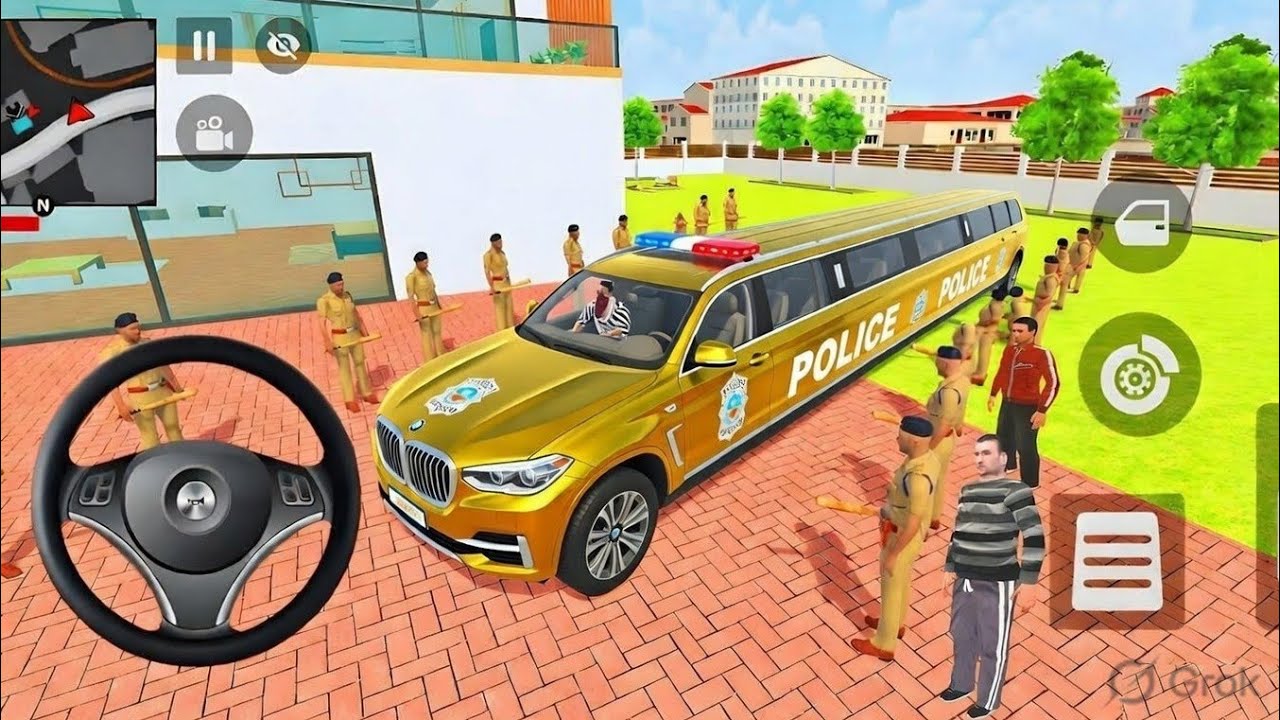 🤑Indian Thift Auto Simulator😍Indian Showroom Purchase😲Modified Lexriy New Police GoldenAnd Bike🥰Game