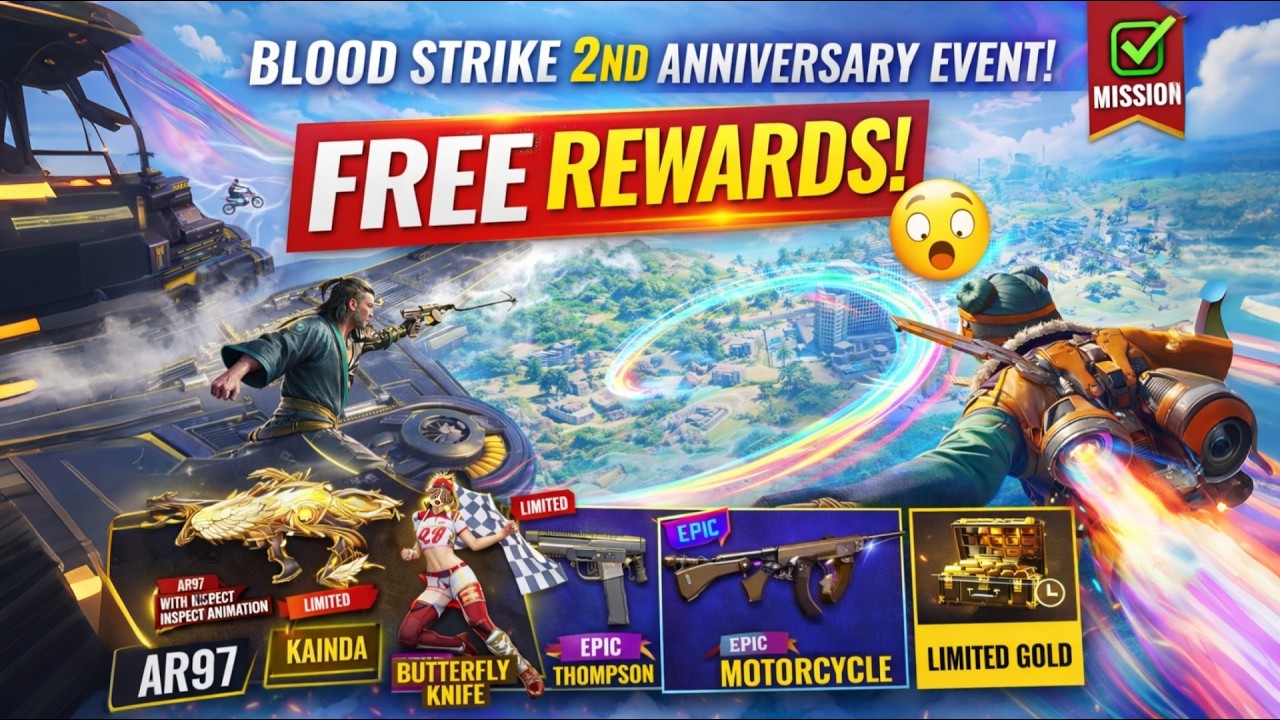 Blood Strike 2nd Anniversary Update 😱 কী কী ফ্রি Reward পাবেন? Missions কিভাবে Complete করবেন ?