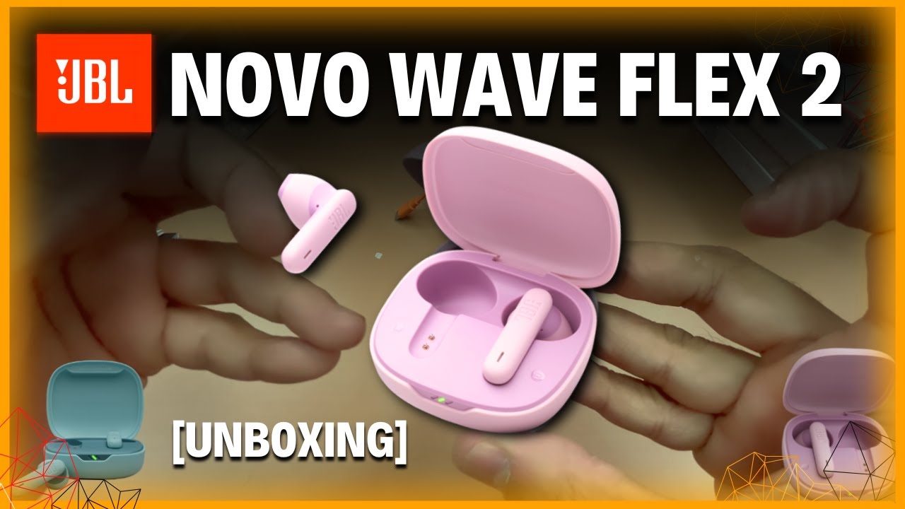 COM NOVA CORES! NOVO JBL WAVE FLEX 2 [Unboxing]