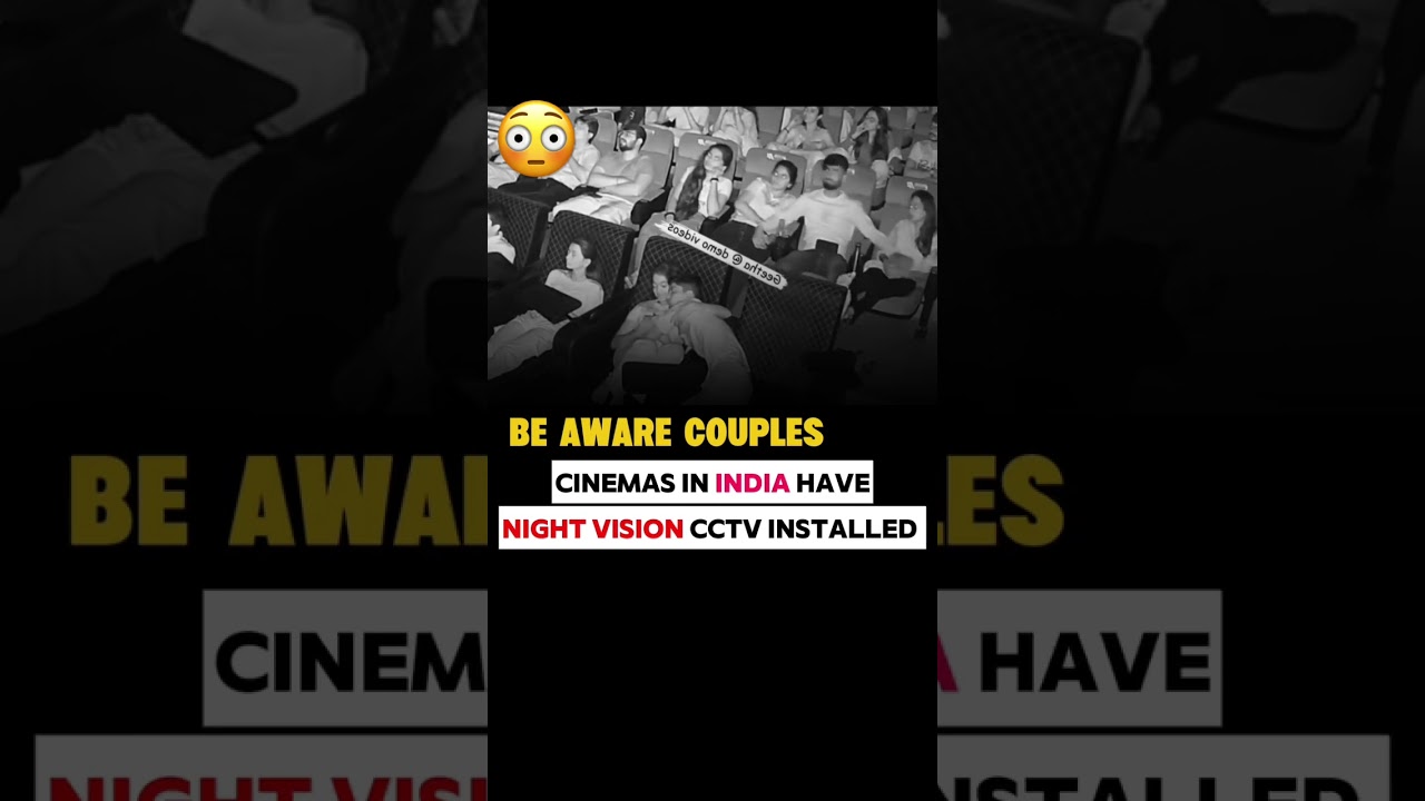🚨Night Vision CCTV Camera In Cinema Hall 🚨 #youtubeshorts #viralshorts