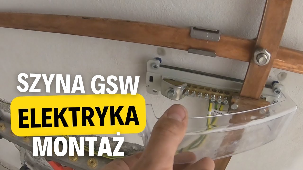 118. Montaż głównej szyny wyrównawczej GSW. Instalacja elektryczna samemu. Budowa domu samemu