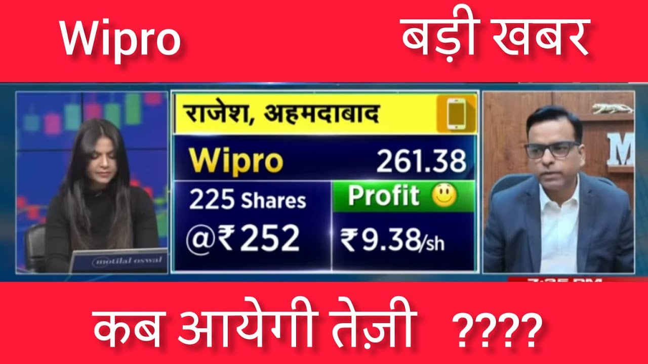 Wipro Share Analysis | IT Sector Update | Q Results | Long-Term View #anilsinghvi