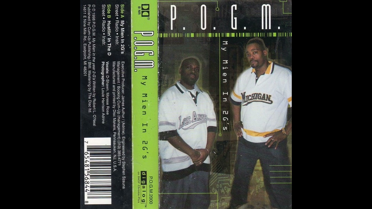 P.O.G.M. - My Mien In 2G&rsquo;s (1998) [Detroit MI] [Full Single]