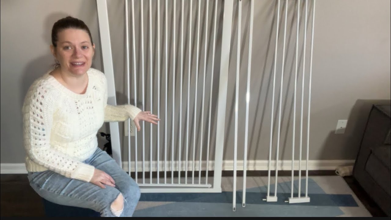 Check out this tall pet gate
