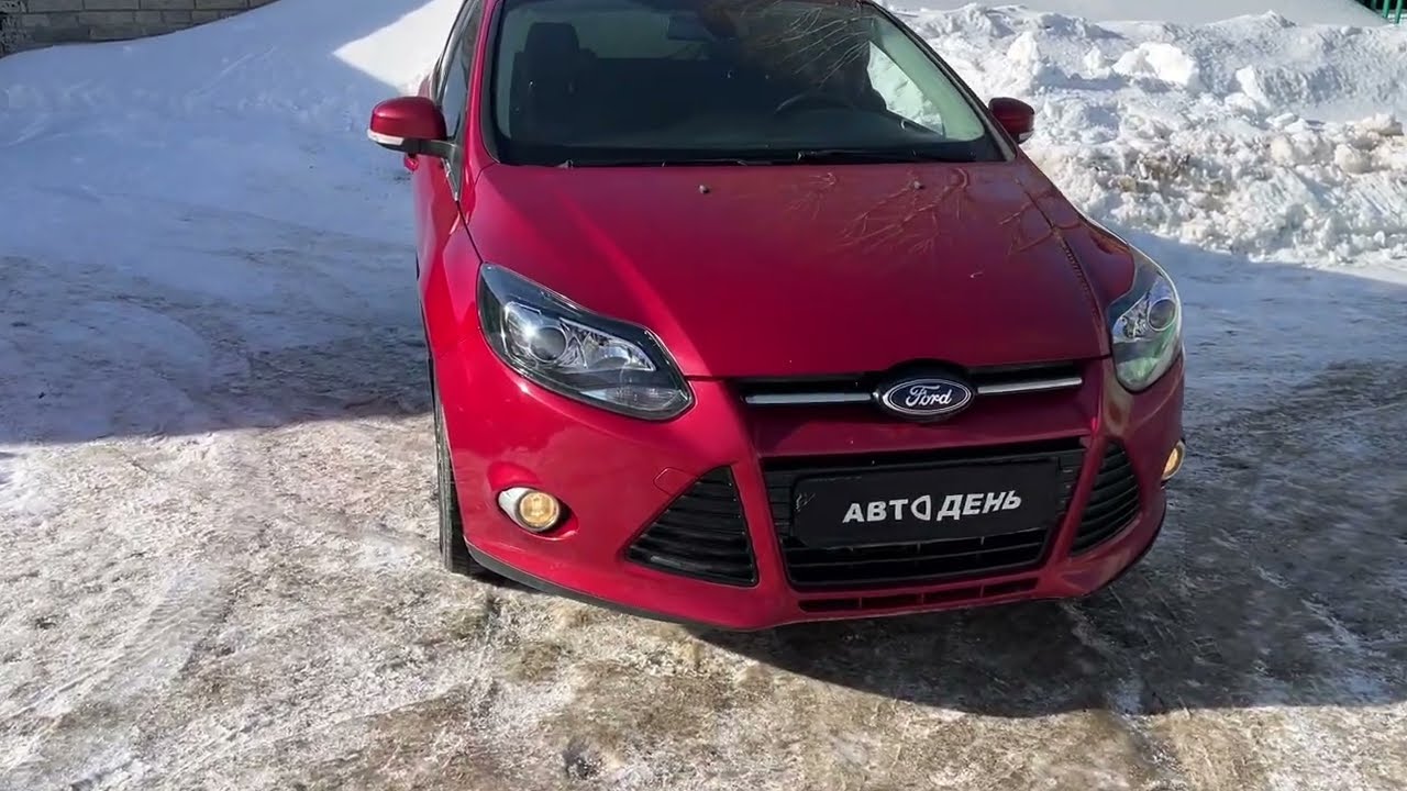 Ford Focus 3 установка светодиодных линз Technik Division 3” 6000K и ДХО