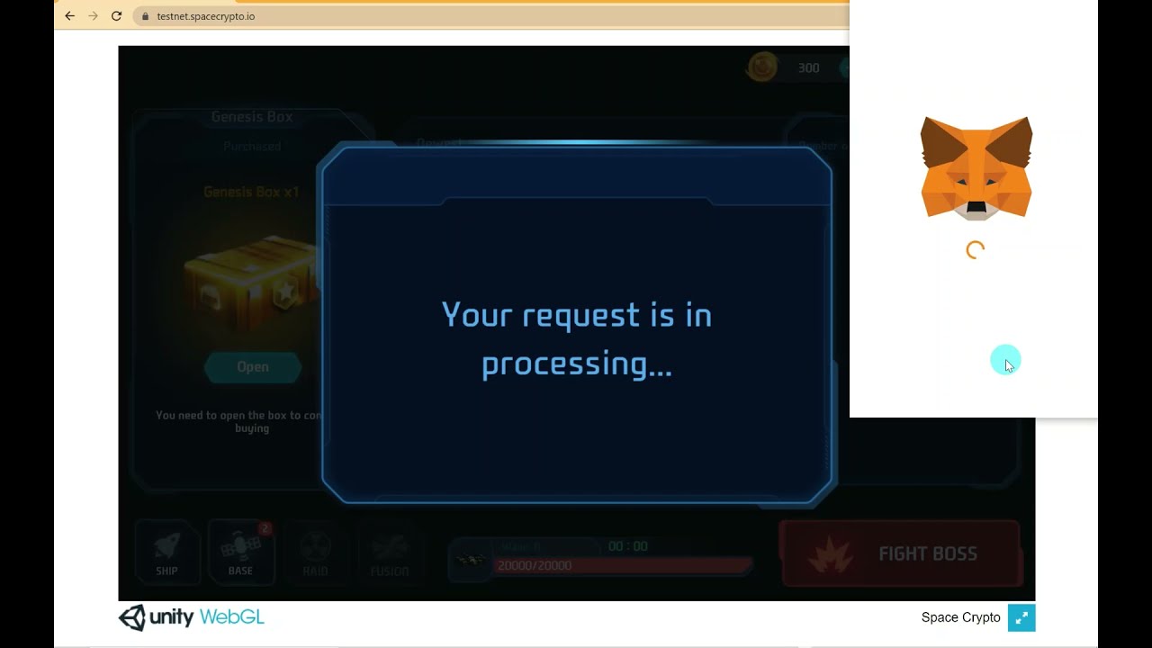 Space Crypto Closed Beta Test Day 2 - Genesis Box Purchase and Unboxing