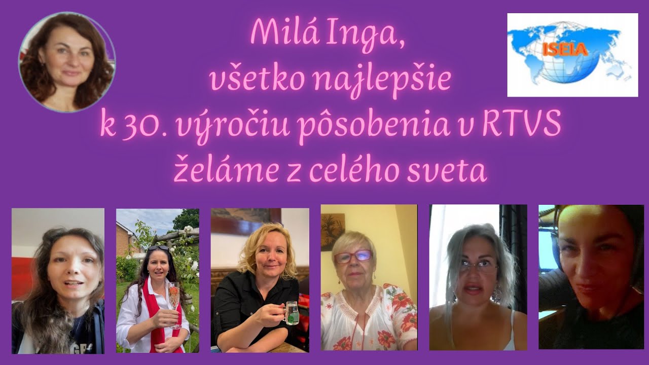 Gratulujeme Inge Slaninkovej
