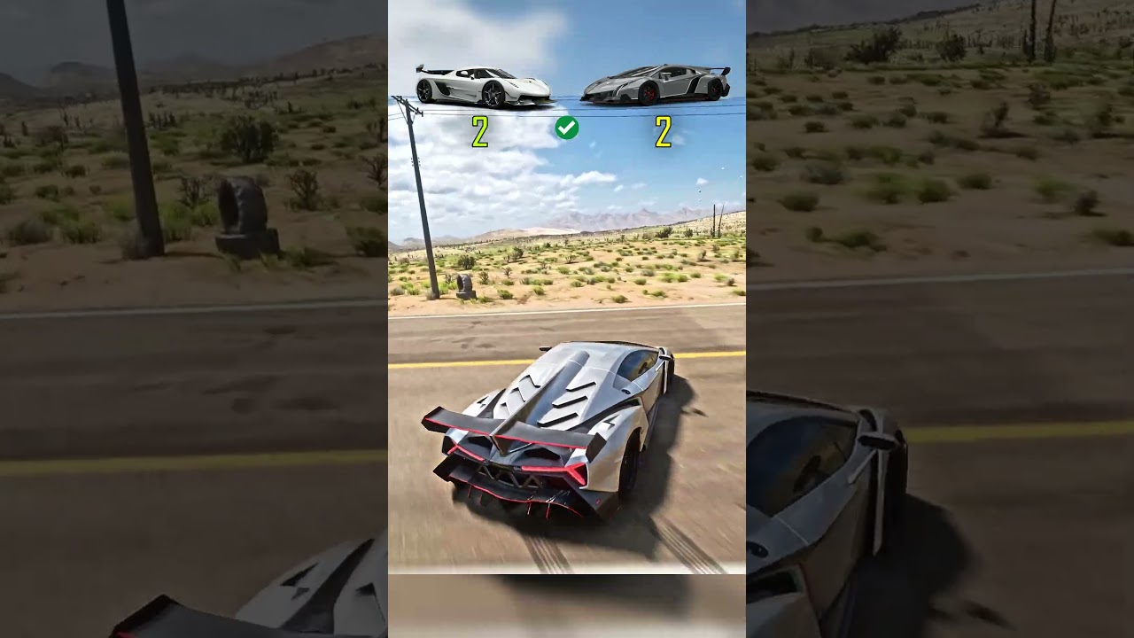 Koenigsegg Jesko vs Lamborghini Veneno