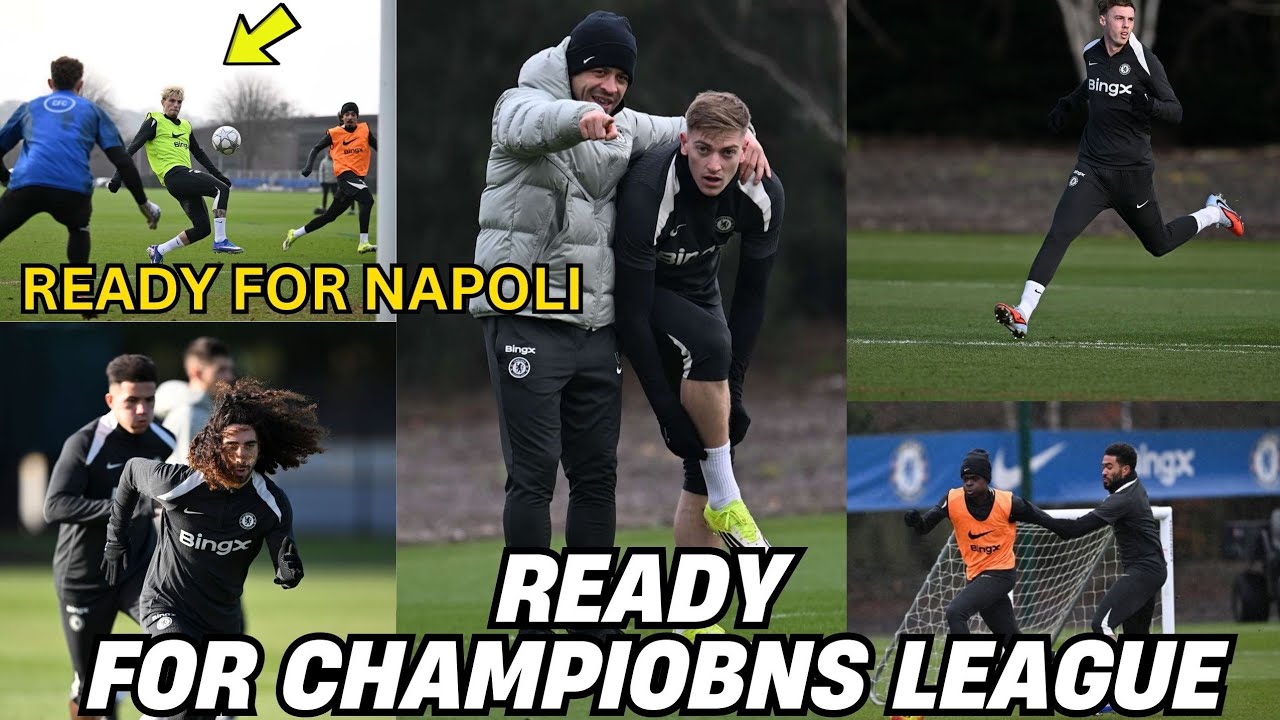 READY FOR NAPOLI🔥 Final Training Ahead Of Wednesday Champions League.