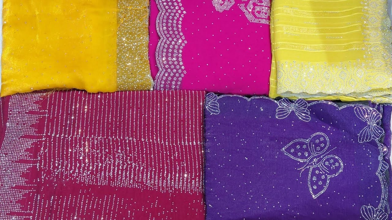 Rs.499 cheap best stone work sarees , wholesale price designs collection 