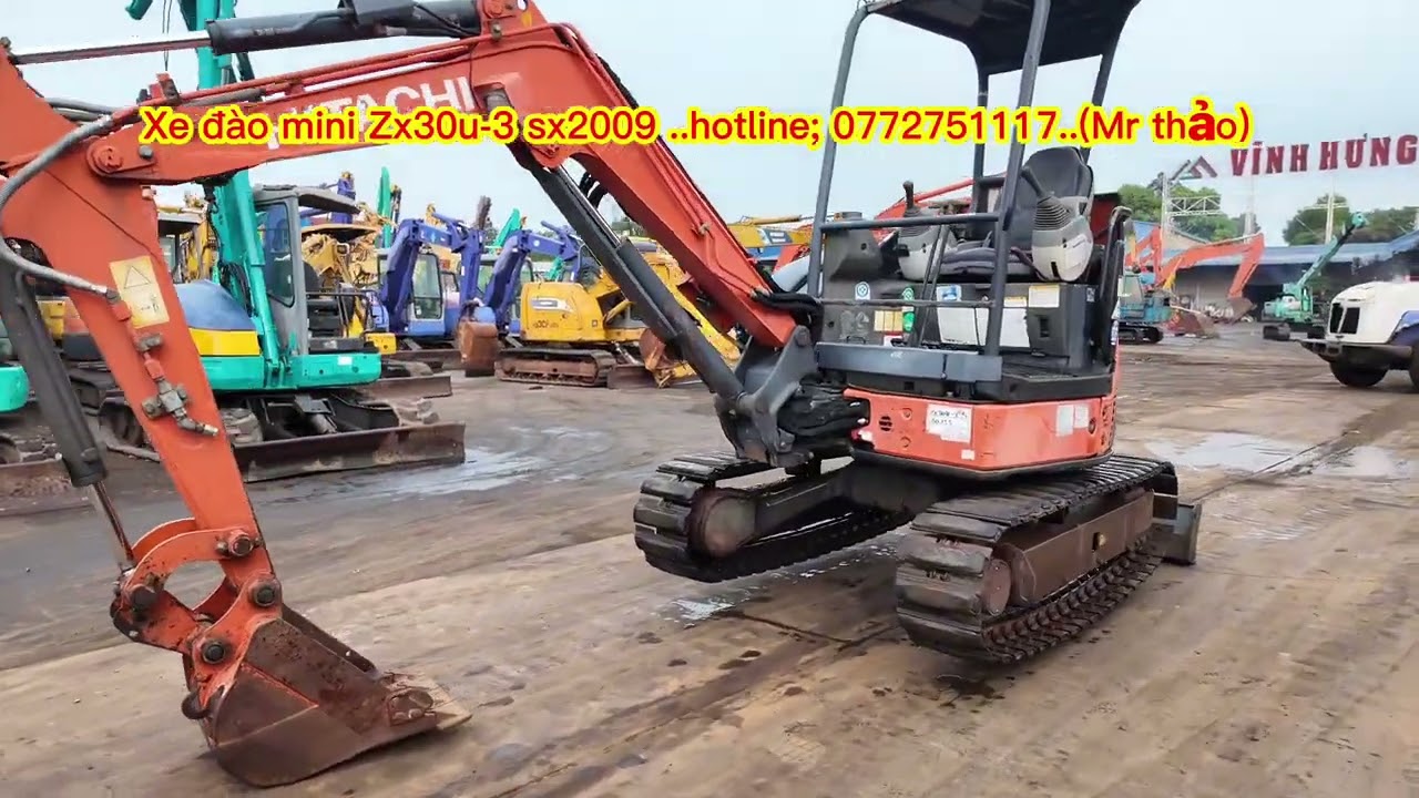 Xe cuốc đào hitachi Zx30u-3 sx2009 ..hotline 0772751117.(Mr thảo)