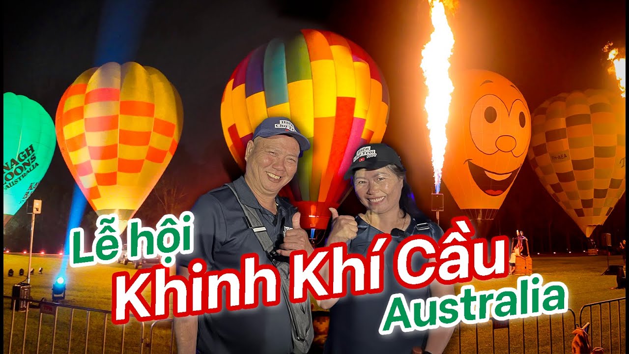 Lễ hội KHINH KHÍ CẦU ở Parramatta Úc - Balloon Glow | Cuộc Sống Úc