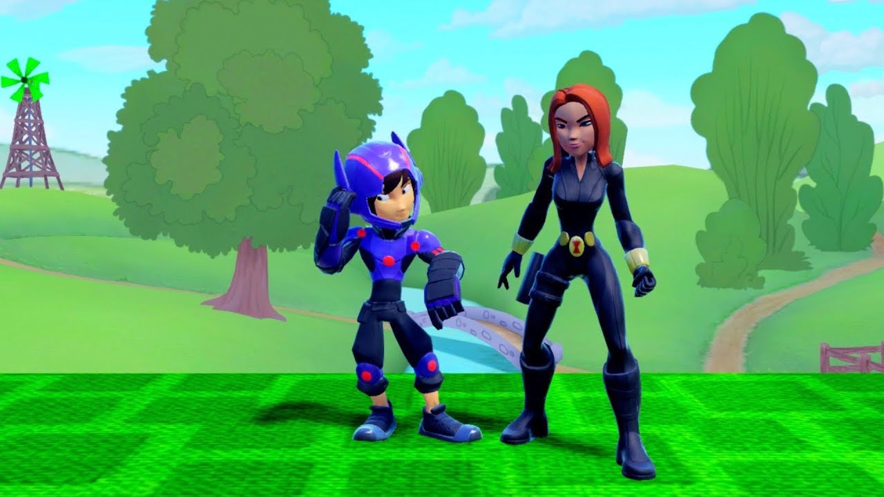 Avengers Black Widow vs Big Hero 6 Hiro  #2 | Superheroes