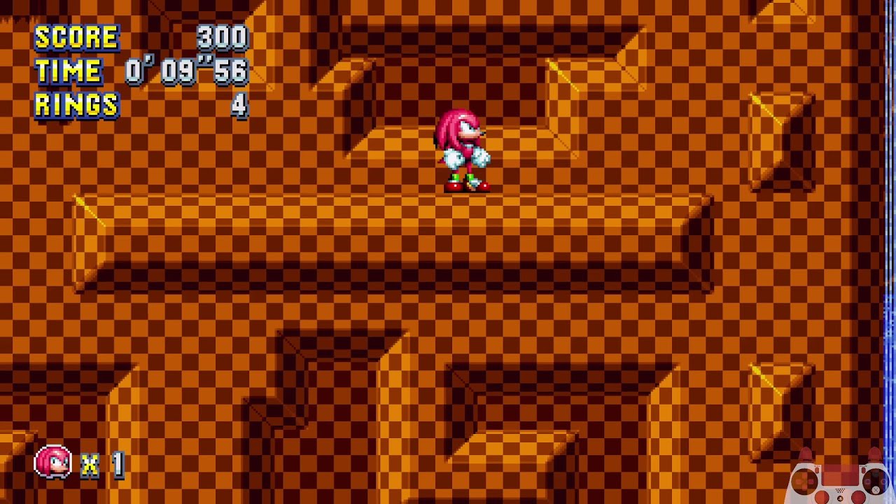 Sonic Mania | Green Hill Act 1 in 0:36.73 (Knuckles)