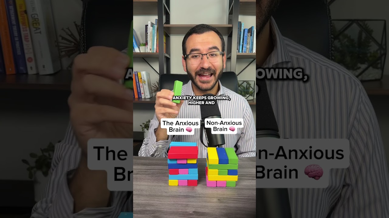 The Anxious Brain 🧠 vs The Non-Anxious Brain 🧠