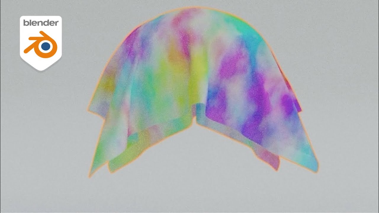 Create A Tie-Dye Material In Blender | Blender Tutorial