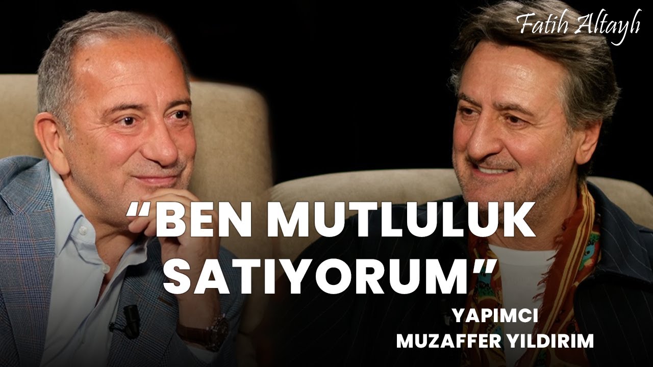 ''Ben mutluluk satıyorum, mutluluk endüstrisindeyim.'' / Muzaffer Yıldırım & Fatih Altaylı